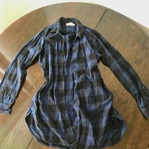 Blue flannel button up!